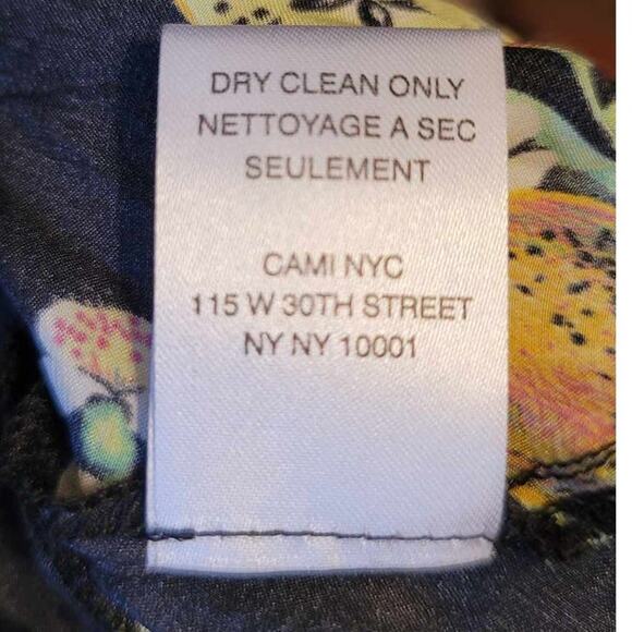CAMI NYC Darby Silk Bodysuit Kiwi Floral Medium NWOT - Picture 5 of 7